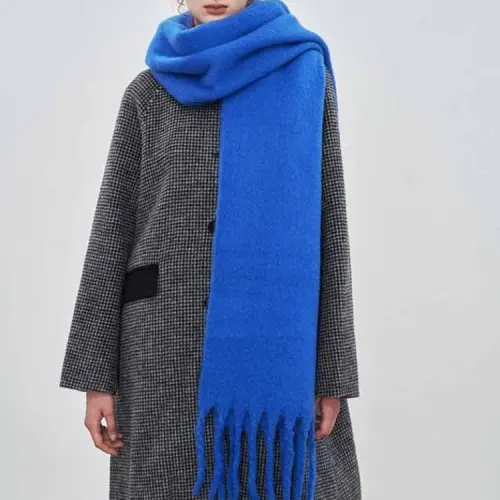 MININAI Women CasModazoneere Feel Scarf, Soft Warm Winter Scarf for Cold Weather, Christmas Blanket Scarves PasModazoneina Shawl Wrap - 5