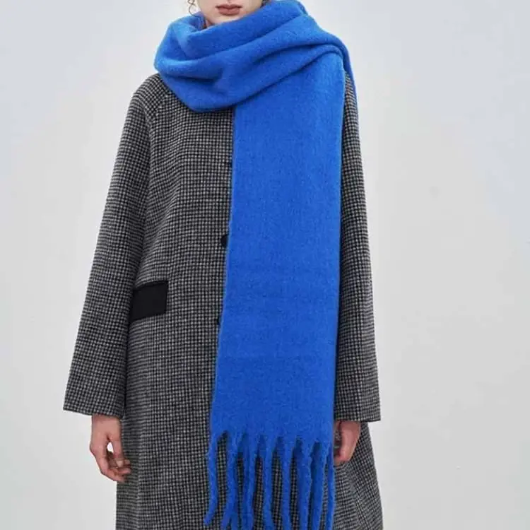 MININAI Women CasModazoneere Feel Scarf, Soft Warm Winter Scarf for Cold Weather, Christmas Blanket Scarves PasModazoneina Shawl Wrap - 5