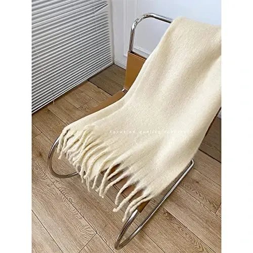 MININAI Women CasModazoneere Feel Scarf, Soft Warm Winter Scarf for Cold Weather, Christmas Blanket Scarves PasModazoneina Shawl Wrap - 4
