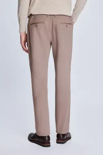 Mink Dynamic Fit Patterned Side Pocket Casual Jogger Pants-Mink - 4