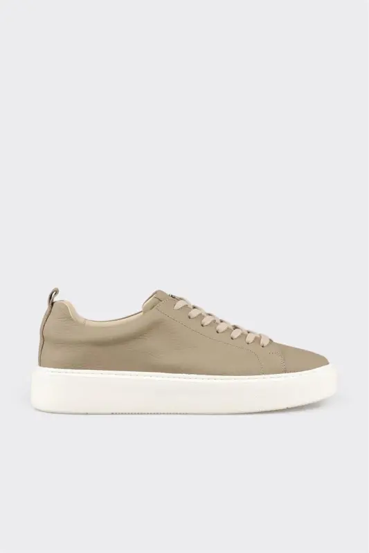 Mink Leather Men's Sneakers - ELLE SHOES