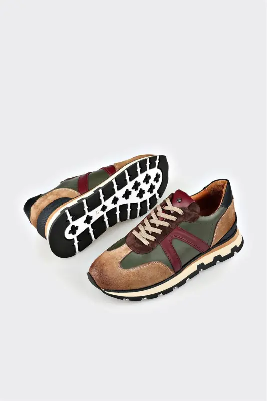Mink Leather Men's Sneakers - 3
