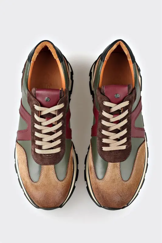 Mink Leather Men's Sneakers - 4