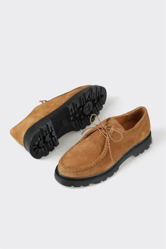 Mink Leather Women's Casual Shoes - 3