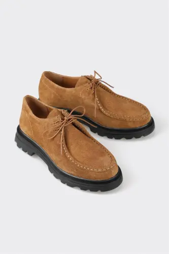 Mink Leather Women's Casual Shoes - ELLE SHOES (1)