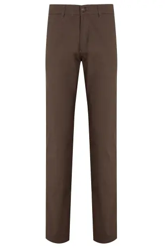 Mink Regular Fit Patterned Cotton Side Pocket Canvas - 1