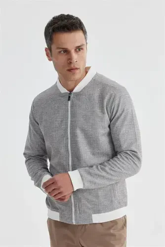 Mink Slim Fit Cotton College Seasonal Coat - 2