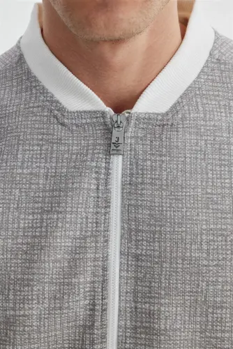 Mink Slim Fit Cotton College Seasonal Coat - 3