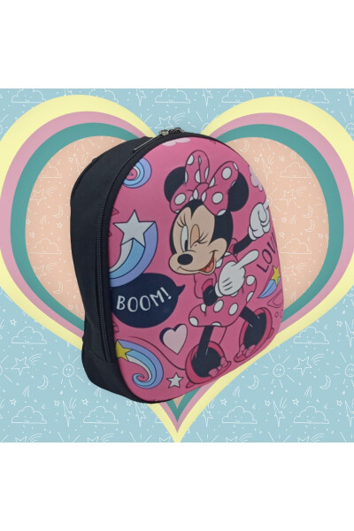 Minnie Mouse Character Eva Fabric Preschool and Daily Backpack for Girls 3-6 Years Old - 3