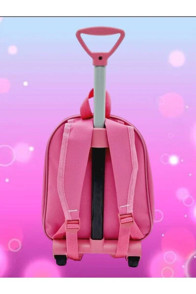 Minnie Mouse Printed Pull-Along Kindergarten Preschool School Bag Backpack for Girls - 4