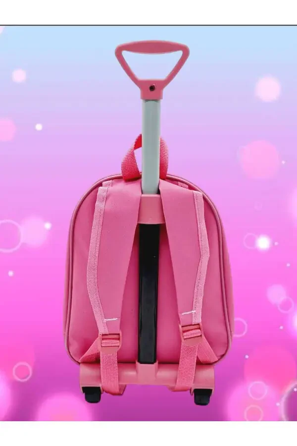 Minnie Mouse Printed Pull-Along Kindergarten Preschool School Bag Backpack for Girls - 8