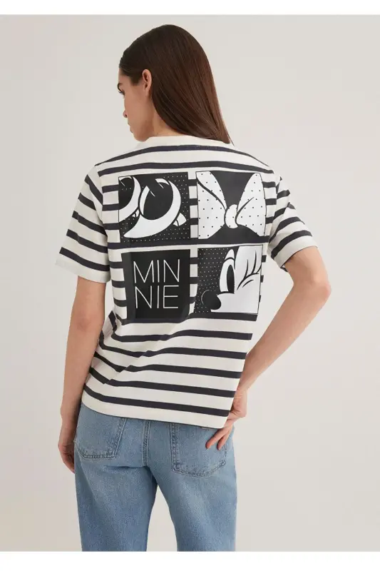 minnie mouse printed regular fit t-shirt - 3