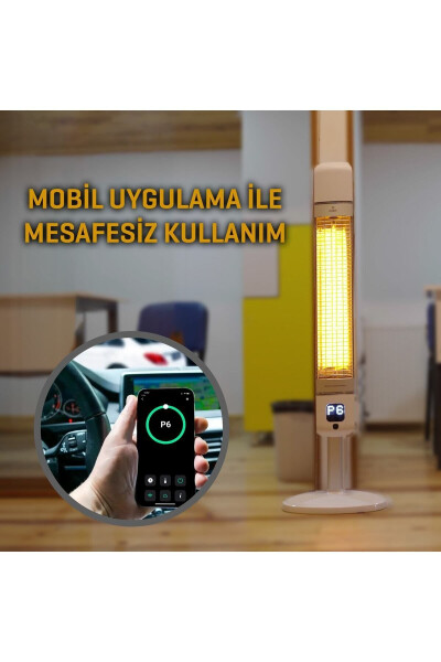 Minoralar shaklidagi elektr isitish moslamasi Smart-fr Aqlli Uglerod Infrqizil Su o'tkazmaydigan Ip55 2500w - 7