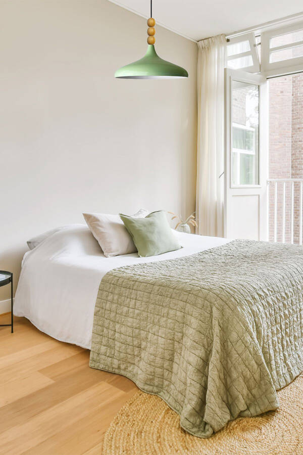 Mint Champion Ahşap Boncuklu Tekli Avize Sarkıt Salon Mutfak Butik Lamba-mint - 4