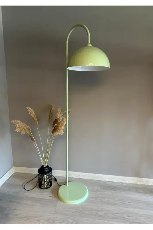 Mint Floor Lamp Modern Decorative Metal Living Room Study Room Floor Lamp-Mint - 2