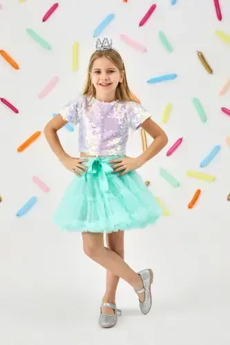 Mint Girl Tutu Skirt - Bonita-Mint - 1