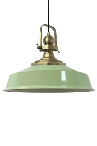 Mint Green Noble Single Chandelier Antique Head Retro Pendant Lamp Cafe Lounge Chandeliers - 6