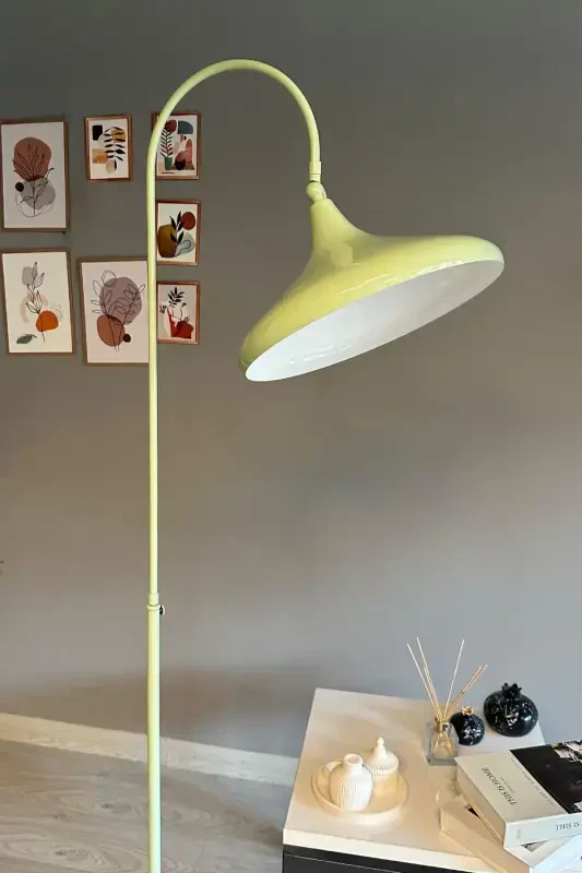 Mint Lambader Hareketli Başlık Modern Dekoratif Metal Oturma Odası Çalışma Odası-Mint - 1