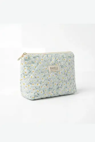 Mint Papatya Makyaj Çantası-Yeşil3 - BAHELS (1)