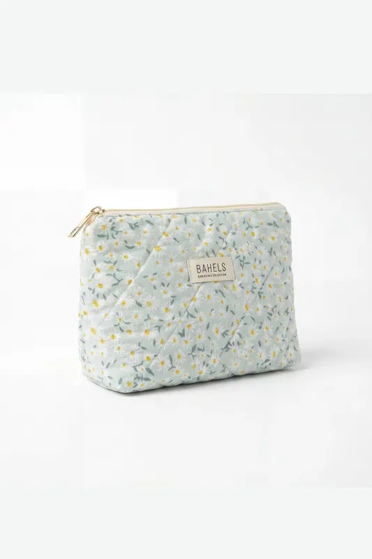 Mint Papatya Makyaj Çantası-Yeşil3 - 2