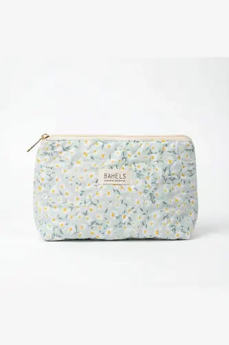 Mint Papatya Makyaj Çantası-Yeşil3 