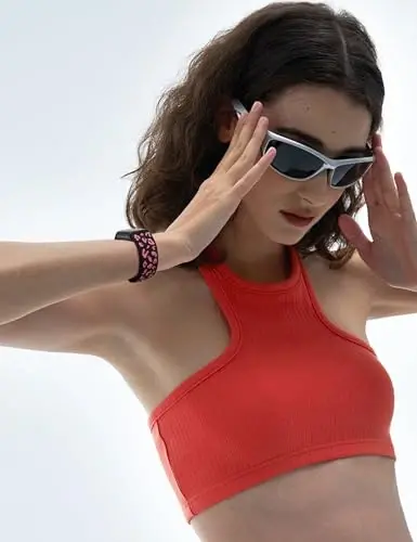 Minyee 3 dona Leopard naqshli tasma Fitbit Charge 6 tasmalariga/Fitbit Charge 5 tasmalariga mos keladi, ayollar uchun ikki tonli qoplon yumshoq silikon sport dizaynerlik yozgi almashtiriladigan bilak tasmasi Charge 6/5 uchun - 6