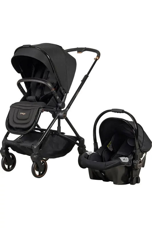 Mios Premium Two-Way Travel System Stroller Black 2099-black - PREGO