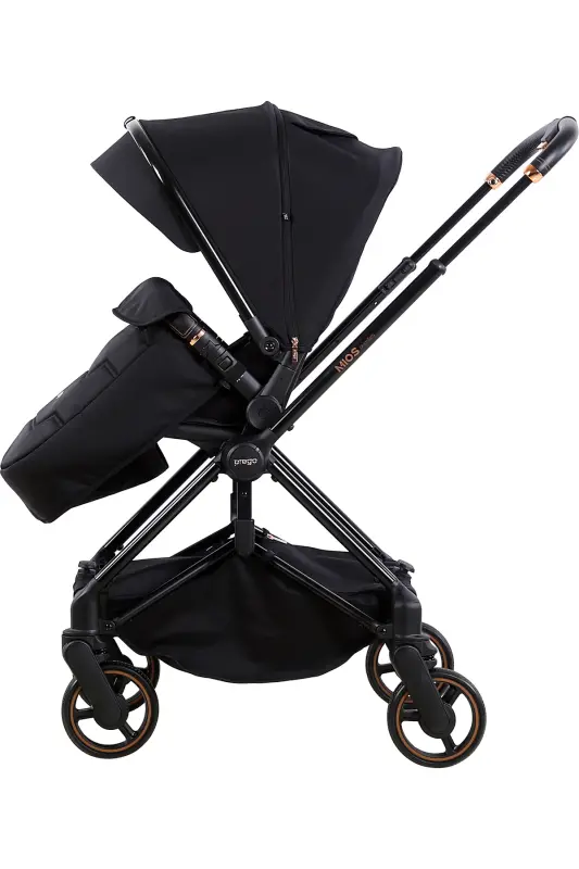 Mios Premium Two-Way Travel System Stroller Black 2099-black - 2