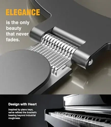 Miracase 2024 Magnetic for iPhone 16 Pro Max Case with Stand 6.9'' [MagSafe bilan mos] iPhone 16 ProMax uchun zarbaga chidamli telefon qutisi, moslashuvchan va ishonchli o'rnatilgan tirgak, tabiiy titan - 4