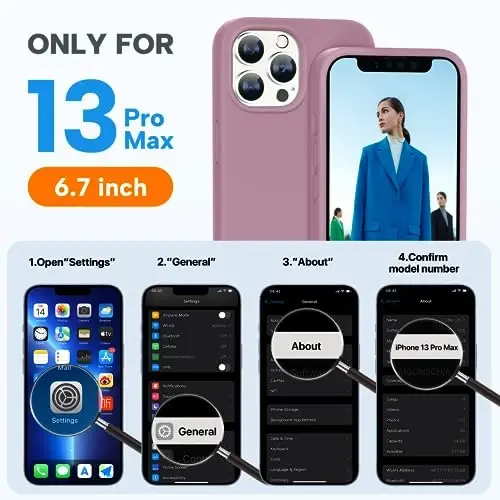 Miracase Ultra Slim Designed for iPhone SE Case 2022(3rd Gen)/iPhone SE 2020 Case(2nd Gen)/iPhone 7 Case/iPhone 8 Case with Screen Protector, Multi-Color Silicone Shockproof Phone Case(Blackcurrant) - 6