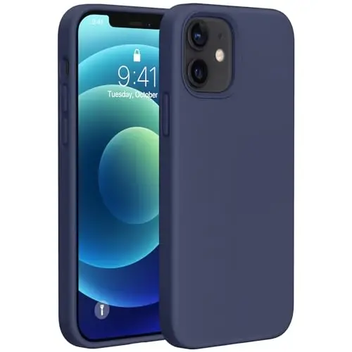 Miracase iPhone 12/12 Pro Case, Silicone Gel Full Protection 