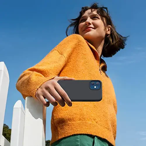 Miracase iPhone 12/12 Pro qopqoni, Qora - 6