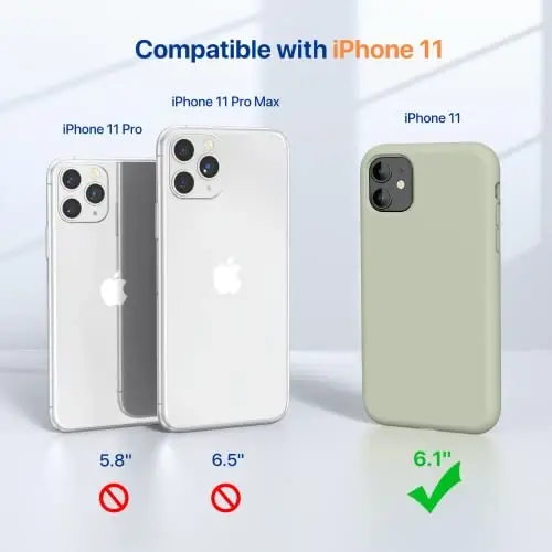 Miracase iPhone 13 Kılıf için Tasarlanmış, [Yumuşak Çizilmez Mikrofiber Astar], 13 6.1 inç için Darbeye Dayanıklı Sıvı Silikon Kauçuk Telefon Kılıfı Kapağı, Patine Yeşili - 2