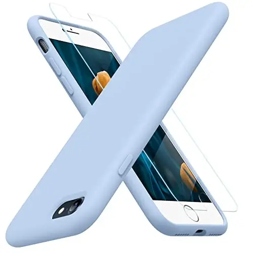 Miracase iPhone 15 Plus gʻilofi bilan mos, [Yumshoq tirnalishga qarshi mikrofiber astar], Suyuq silikonli gʻilof Jel kauchuk zarbga chidamli tushishdan himoya iPhone 15 Plus uchun telefon gʻilofi, Chinnigullar binafsharang - 1