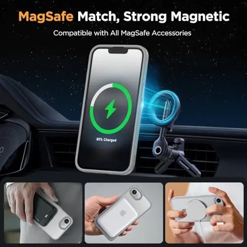 miracase for iPhone 16e case & iPhone 17e Case for MagSafe [with 2×9H+ Screen Protectors] TOP Military-Grade Protection Shockproof with Velvet Touch for iPhone 16e/17e Phone Case 6.1