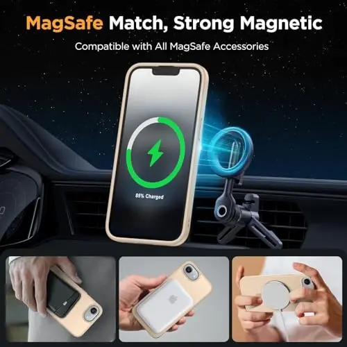 miracase for iPhone 16e case & iPhone 17e Case for MagSafe [with 2×9H+ Screen Protectors] TOP Military-Grade Protection Shockproof with Velvet Touch for iPhone 16e/17e Phone Case 6.1