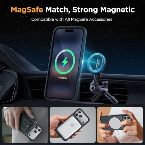 miracase Magnetic for iPhone 17 Pro Case 6.3