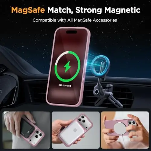 Miracase Magnetic for iPhone 17 Pro Case 6.3
