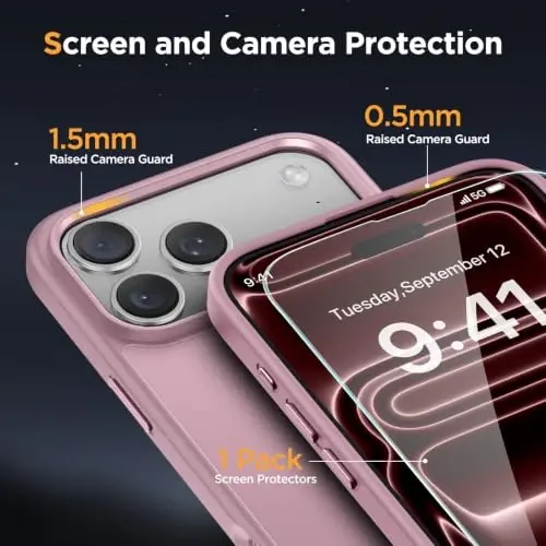 Miracase Magnetic for iPhone 17 Pro Case 6.3