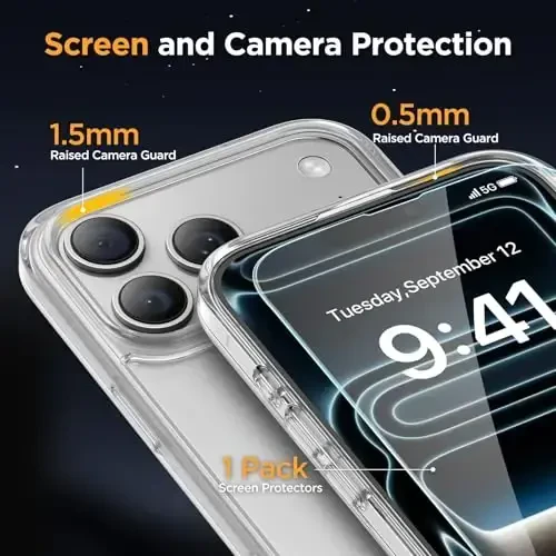 Miracase Magnetic for iPhone 17 Pro Case 6.3