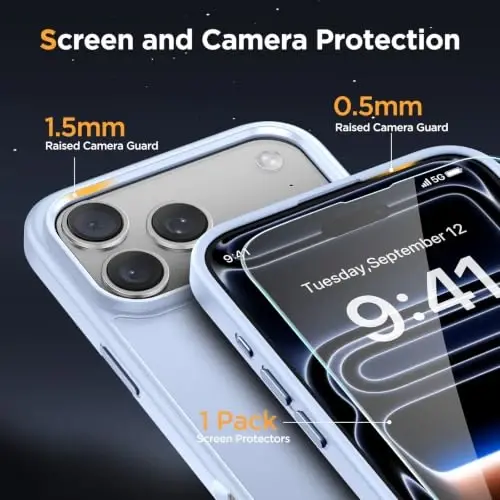 Miracase Magnetic for iPhone 17 Pro Case 6.3