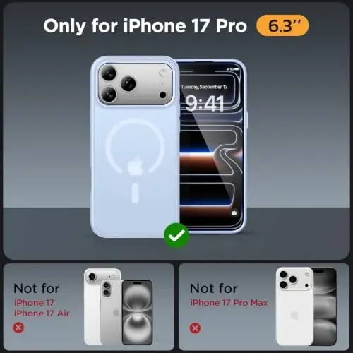 Miracase Magnetic for iPhone 17 Pro Case 6.3