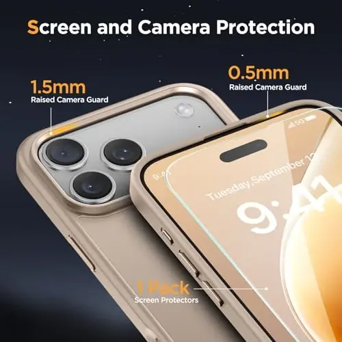 Miracase Magnetic for iPhone 17 Pro Case 6.3
