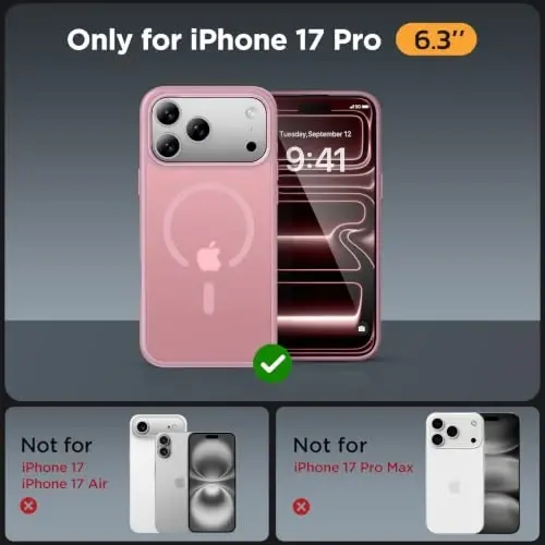 Miracase Magnetic for iPhone 17 Pro Case 6.3