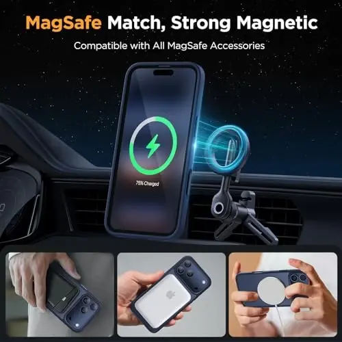 Miracase Magnetic for iPhone 17 Pro Case 6.3