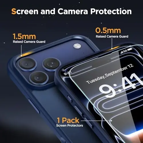 Miracase Magnetic for iPhone 17 Pro Case 6.3