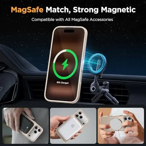 Miracase Magnetic for iPhone 17 Pro Case 6.3