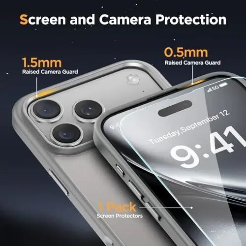 Miracase Magnetic for iPhone 17 Pro Case Armbands 6.3