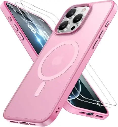 Miracase Magnetic for iPhone 17 Pro Max Case with Screen Protector [Compatible with MagSafe] Slim Thin Phone Case Military-Grade Protected for 17 ProMax Cover Bumper 6.9
