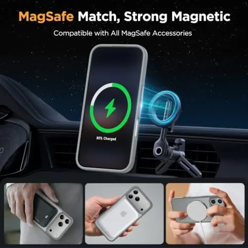 Miracase Magnetic for iPhone 18 Pro Case 6.3